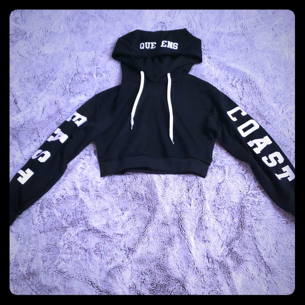Crop top hoodie